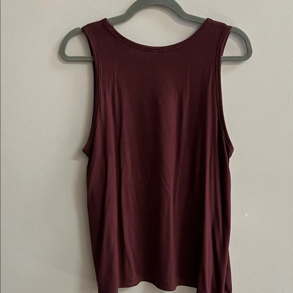 Old Navy Deep Burgundy Tank Top - Picture 3 of 3